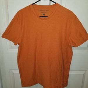 Calvin Klein Orange Short Sleeve Tshirt Medium